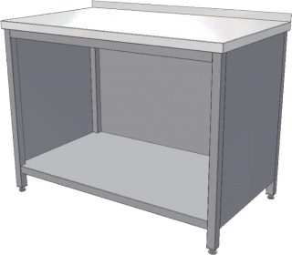 KSPOU - Pracovní stůl skříňový otevřený